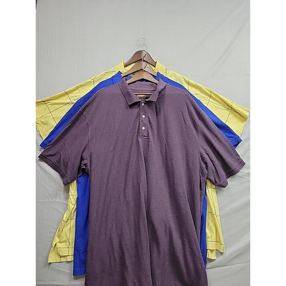 Foundry Polo Shirt Mens 4XLT And 4XL Quick-Dri Golf Short Sleeve Lot of 3